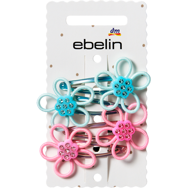 Haarclips Blumen ebelin