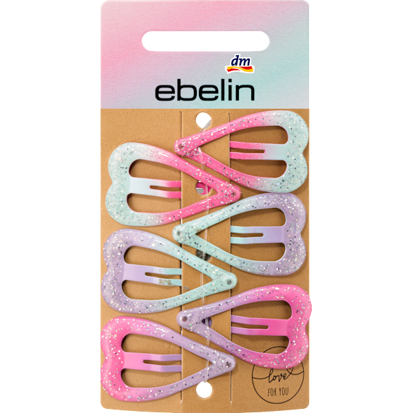 Haarclips Herzchen ebelin