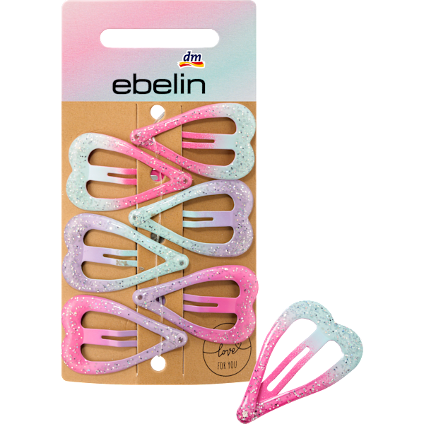 Haarclips Herzchen ebelin
