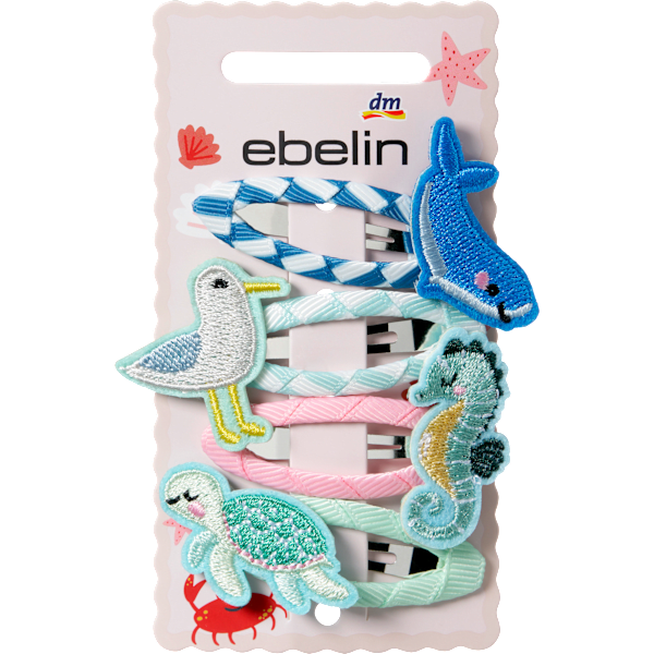 Haarclips Meerestiere ebelin