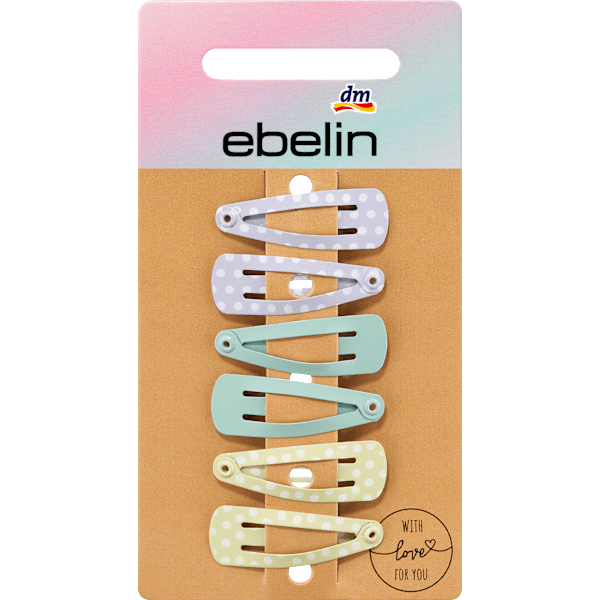 Haarclips mini bunt ebelin