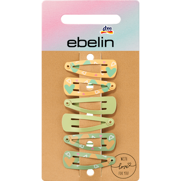 Haarclips mini bunt ebelin