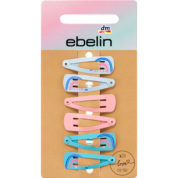 Haarclips mini bunt ebelin
