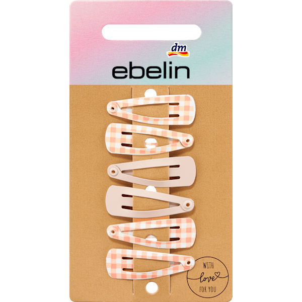 Haarclips mini bunt ebelin
