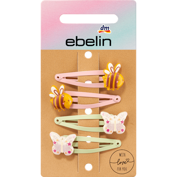 Haarclips mit verschiedenen Motiven ebelin