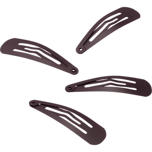 Haarclips mittel, braun ebelin