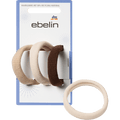 Haargummis creme/braun ebelin