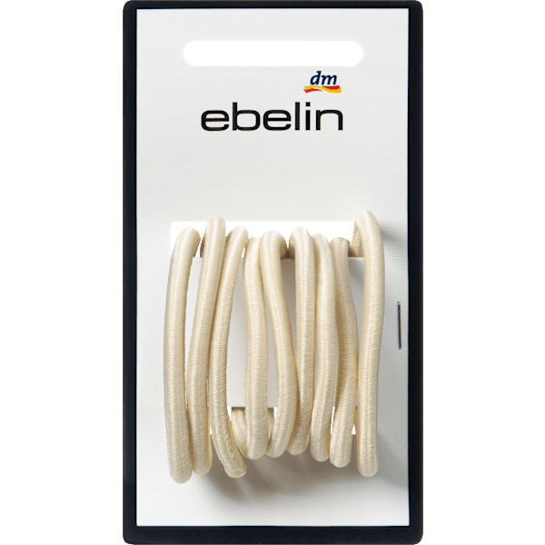 Haargummis dick, blond ebelin