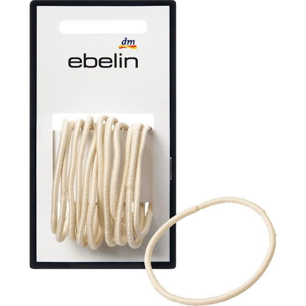 Haargummis dünn, blond ebelin