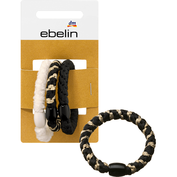 Haargummis gedreht ebelin