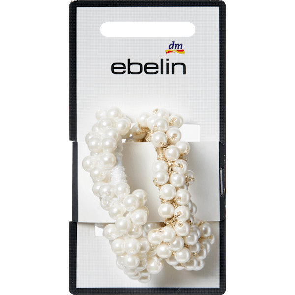 Haargummis mit Perlen ebelin