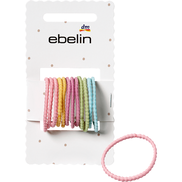 Haargummis Struktur, bunt ebelin