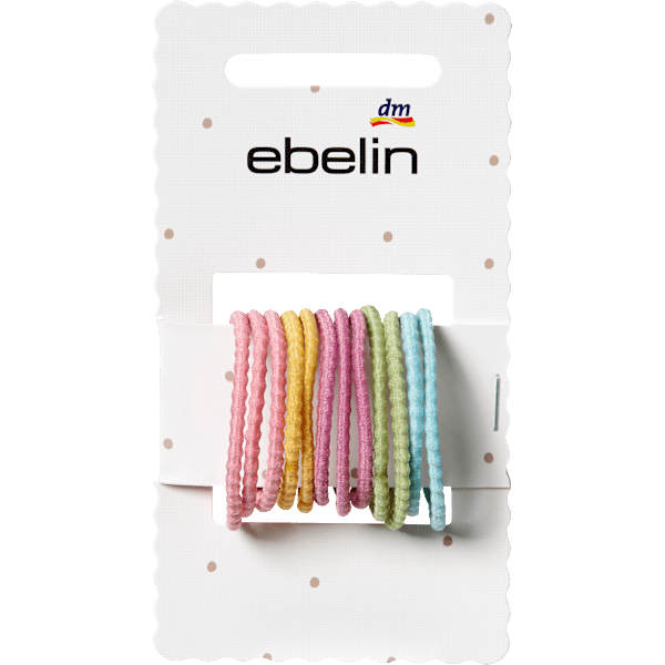 Haargummis Struktur, bunt ebelin