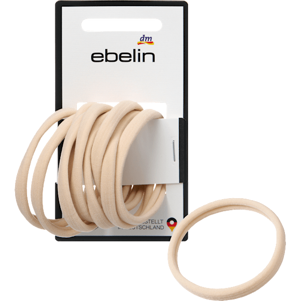 Haargummis weich, blond ebelin