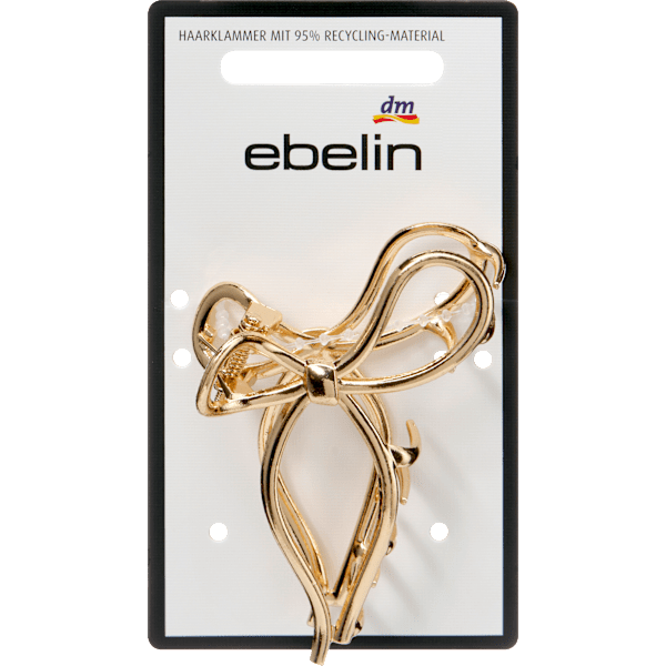 Haarklammer Schleife, Gold-Optik ebelin