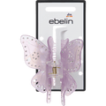 Haarklammer Schmetterling mit Glitzer, lila ebelin