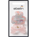 Haarklammern midi, rosa/bunt marmoriert ebelin