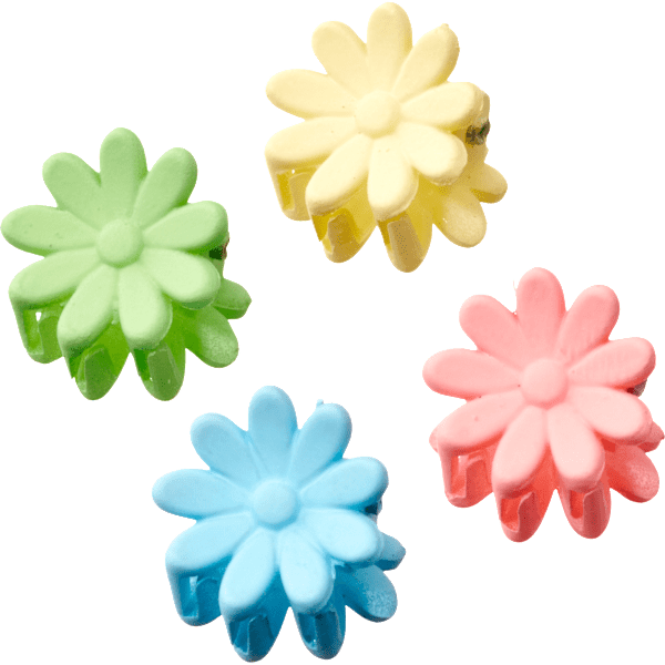 Haarklammern mini Blumenform ebelin