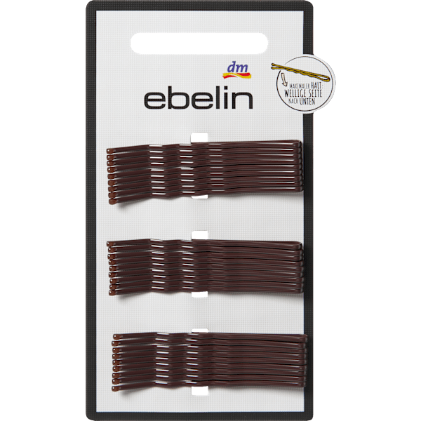 Haarschieber midi, braun ebelin