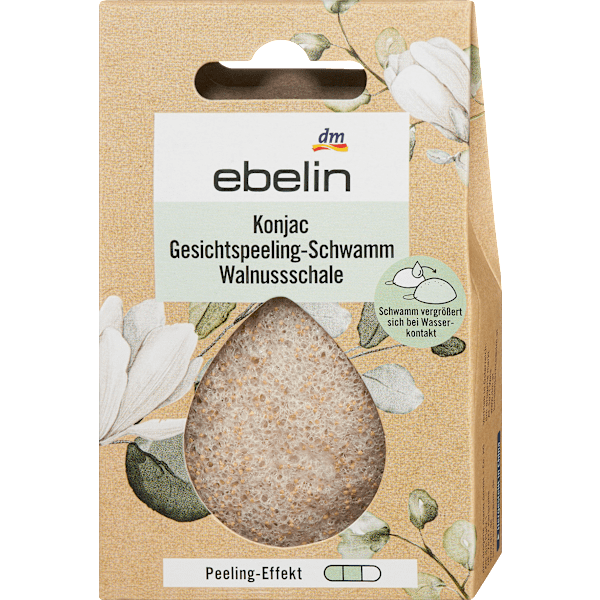 Konjac Gesichtsreinigungs-Schwamm ebelin