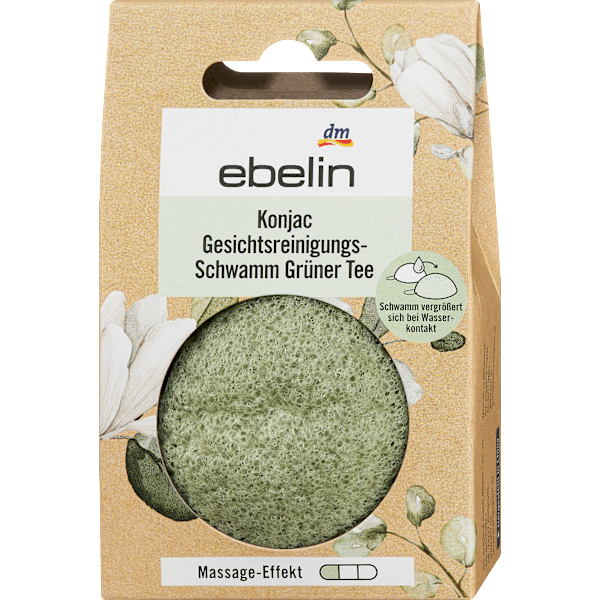 Konjac Gesichtsreinigungs-Schwamm ebelin