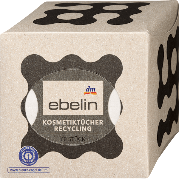 Kosmetiktücher Recycling 3-lagig ebelin