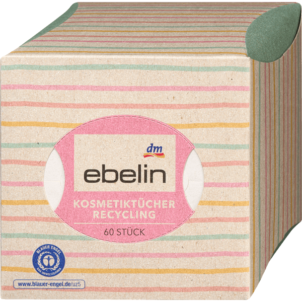 Kosmetiktücher Recycling 3-lagig ebelin