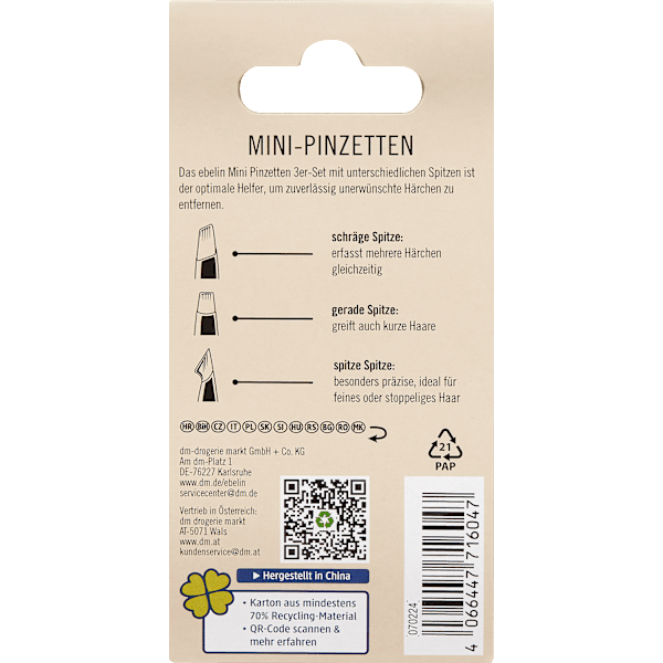 Mini-Pinzetten-Set ebelin
