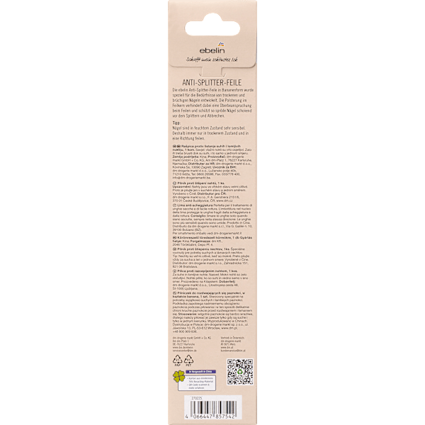 Nagelfeile Anti-Splitter ebelin
