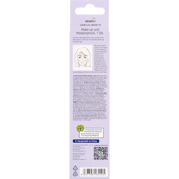 Pastell Make-UP Pinsel ebelin
