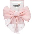 Patentspange Schleife, rosa ebelin