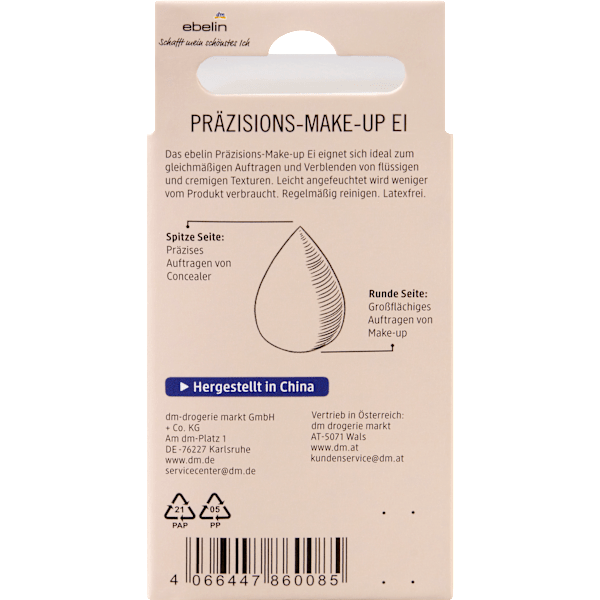 Präzisions Make-up Ei ebelin