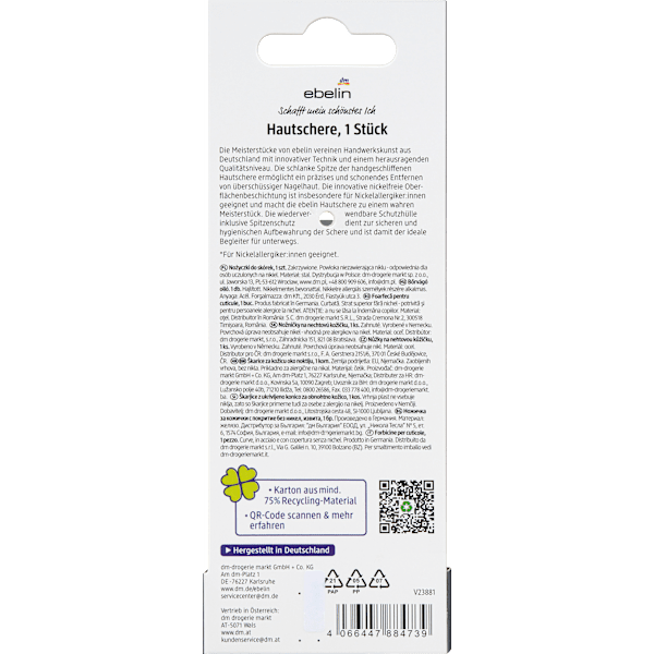 Hautschere ebelin PROFESSIONAL