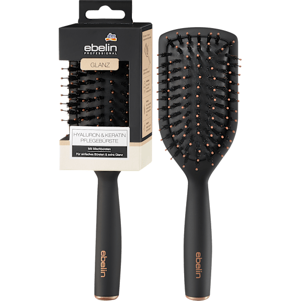 Paddelbürste Hyaluron & Keratin oval ebelin PROFESSIONAL