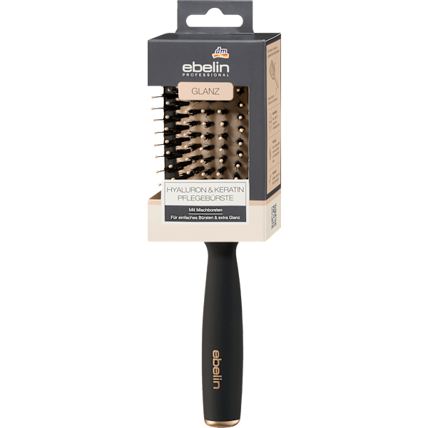 Paddelbürste Hyaluron & Keratin oval ebelin PROFESSIONAL