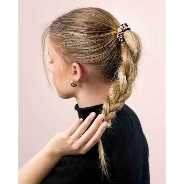 Scrunchies Leo-Muster mit Applikationen ebelin
