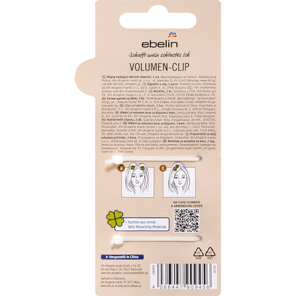 Volumen-Clips ebelin