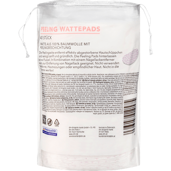 Wattepads Peeling Herzen ebelin