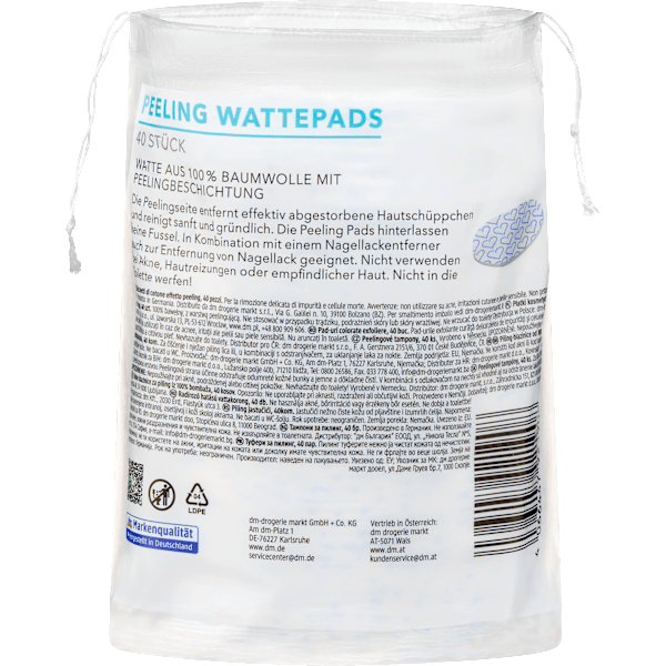 Wattepads Peeling Herzen ebelin