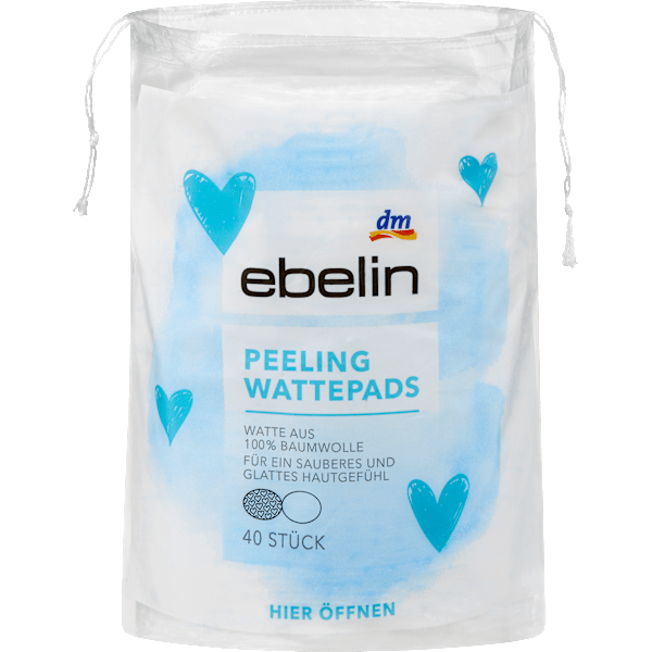 Wattepads Peeling Herzen ebelin