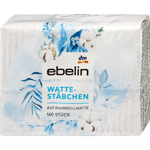 Wattestäbchen Nachfüllpack ebelin