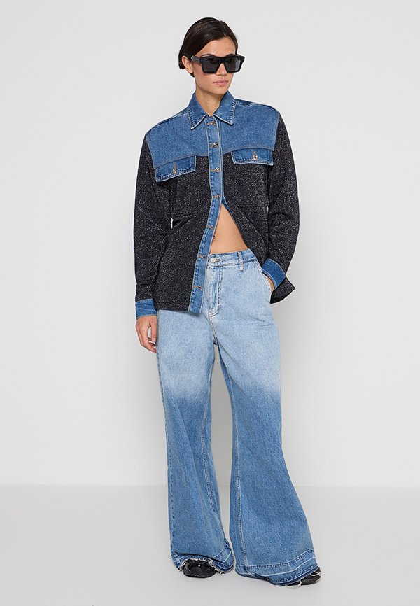 LIU JO ECS GIACCA CAMICIA FELPA DENIM