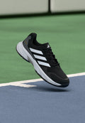 adidas Performance COURTJAM CONTROL 3 - Clay court tennis shoes - core black/footwear white/grey four