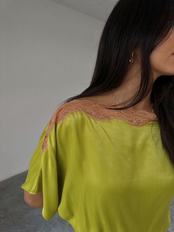 Never Fully Dressed OLIVE MINI DRESS