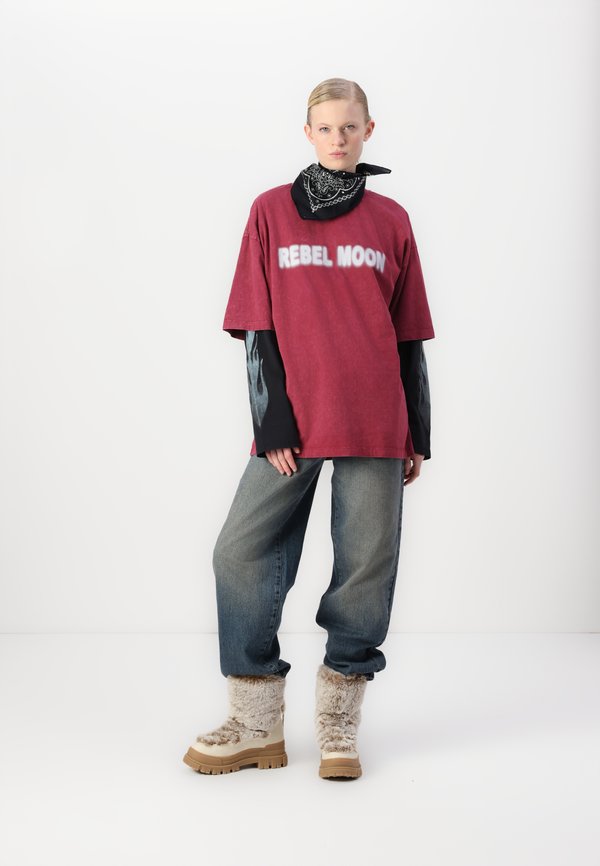 Noisy May NMMILLE REBEL O NECK PRINT