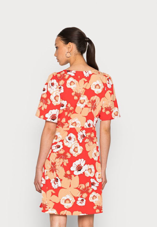 VILA VISILLE V NECK BELT DRESS