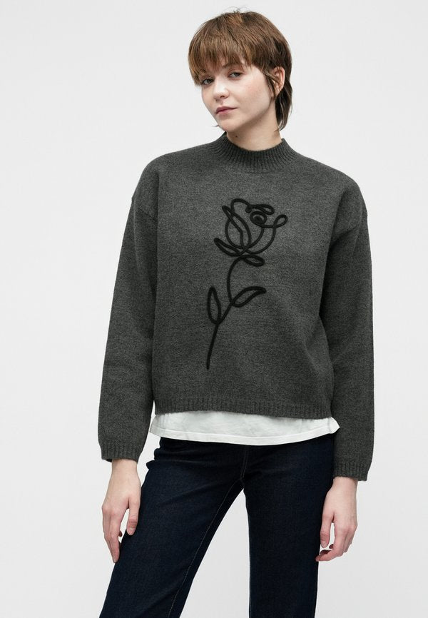 ONLY ONLROSE DETAIL HIGHNECK