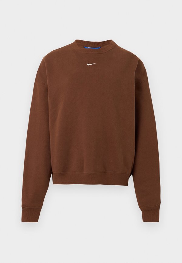 Nike Sportswear STUDIO FLEECE MEDIUM WEIGHT OVERSIZED CREW - Sweatshirt - cacao wow/sail