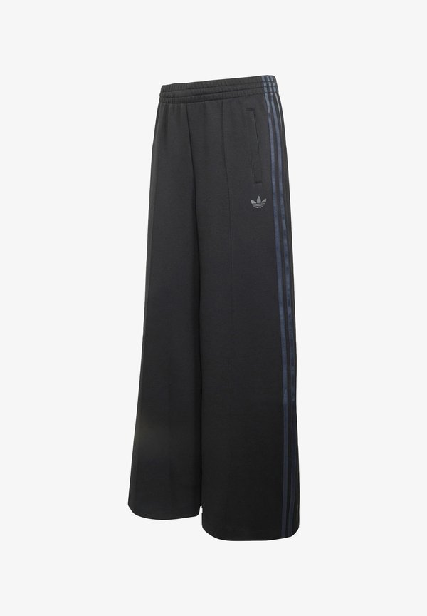 adidas Originals SPACER - Tracksuit bottoms - black/black reflective/night grey