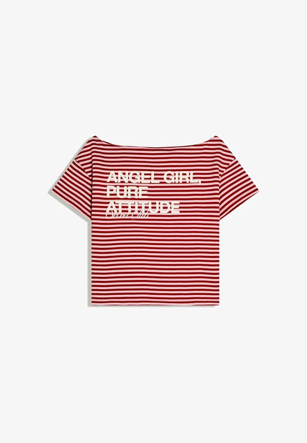 Bershka TSHIRT - Print T-shirt - light pink